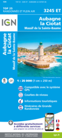 Wandelkaart Aubagne, La Ciotat, Plan-d`Aups-Ste.-Baume, Cassis | Provence | IGN 3245ET - IGN 3245 ET | ISBN 9782758553731