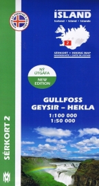 Wandelkaart Gullfoss - Geysir - Hekla nr. 02 | Mal og Menning | ISBN 9789979330332