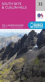 Wandelkaart  South Skye & Cuillin Hills | Ordnance Survey 32 | ISBN 9780319261309