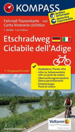 Fietskaart Etsch Radweg Landeck - Verona | Kompass 7041 | 1:50.000 | ISBN 9783850268066