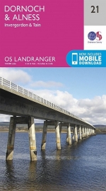 Wandelkaart Dornoch, Alness, Invergordon and Tain  | Ordnance Survey 21 | ISBN 9780319261194