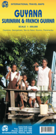 Wegenkaart Suriname & Guyanas | ITMB | 1:720.000 | ISBN 9781553414025