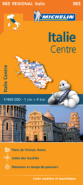 Wegenkaart Italie Centre | Michelin 563 | 1:400.000 | ISBN 9782067183995