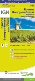 Wegenkaart - Fietskaart  Roanne - Maçon | IGN 142 | ISBN 9782758543763