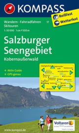 Wandelkaart Salzburger Seengebiet | Kompass 17 | 1:50.000 | ISBN 9783990440247