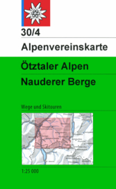 Wandelkaart Ötztaler Alpen Nauderer Berge 30/4 | OAV | 1:25.000 | ISBN 9783928777421