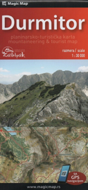 Wandelkaart Durmitor | Magic Map | 1:30.000 | ISBN 9788678020711