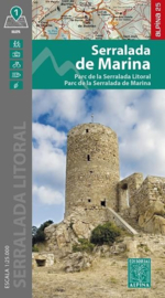Wandelkaart Serralada de Marina  | Editorial Alpina | 1:25.000 | ISBN 9788470111389