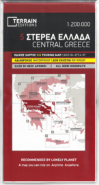 Fiets- & Wegenkaart Centraal  Griekenland 5 | Terrain Maps | ISBN 9789609456272