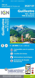 Wandelkaart Guillestre, Vars, Risoul & Parc Naturel Regional du Queyras | Queyras | IGN 3537 ET - IGN 3537ET | ISBN 9782758546740