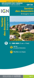 Wandelkaart Bretagne Nord - Le sentier des douaniers GR34 | 1:100.000 | ISBN 9782758551270