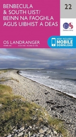 Wandelkaart Benbecula & South Uist | Ordnance Survey 22 | ISBN 9780319261200