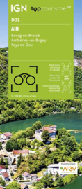 Wegenkaart - Fietskaart Ain - Bourg-en-Bresse Ambérieu-en-Bugey Pays de Gex | IGN D1 | ISBN 9782758553168