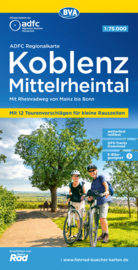 Fietskaart Koblenz/Bonn/Mainz Mittelrheintal | ADFC regionalkarte | 1:75.000 | ISBN 9783969902493