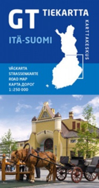 Fiets- Wegenkaart Itä-Suomi GT 2 - Oost Finland | Karttakeskus | 1:250.000 | ISBN 978952266521