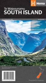 Wegenkaart Nieuw Zeeland Zuid - Zuidereiland | 1:1 miljoen | HEMA Maps | ISBN 9781925625899