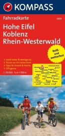 Fietskaart Eifel : Hohe Eifel - Koblenz - Rhein Westerwald | Kompass 3059 | 1:70.000 | ISBN 9783850262774