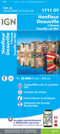 Wandelkaart 1711OT - 1711 OT Honfleur Cabourg - Deauville Trouville  | Normandië | ISBN 9782758552086