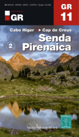 Wandelkaart Senda Pirenaica - van Cabo Higer tot Cap de Creus - Set voor de GR 11 | Editorial Alpina | 1:50.000 | ISBN 9788416918041