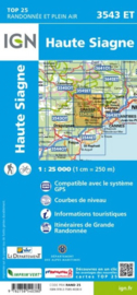 Wandelkaart Haute Siagne, Grass - St-Vallier-de-Thiey, Fayence, Mandelieu-la-Napoule | Provence | IGN 3543ET - IGN 3543 ET | ISBN 9782758540380