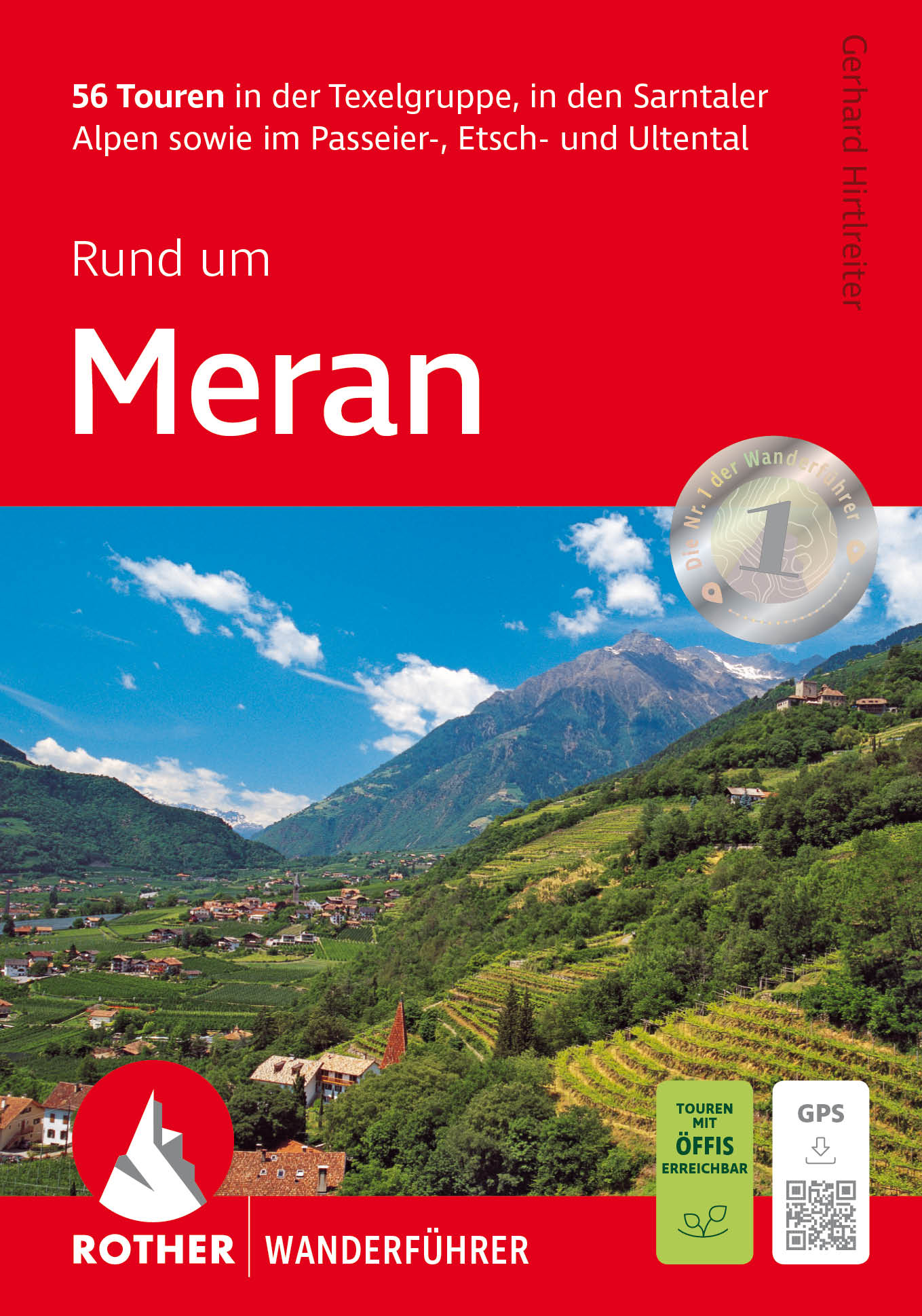 Wandelgids Rund um Meran | Rother Verlag | Wandelen rondom Merano | ISBN 9783763348916