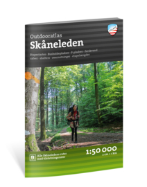 Wandelatlas Skaneleden | Calazo Outdoormaps Serie - Calazo Förlag Dänemark  | 1:50.000 (Deenstalig) | ISBN 9789188779823