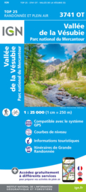 Wandelkaart Vallée de la Vésubie, Col de Turini | Alpes-Maritimes |  Parc de Mercantour | Zeealpen | IGN 3741OT - IGN 3741 OT | ISBN 9782758554028