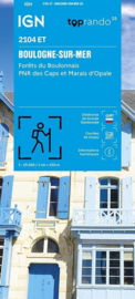 Wandelkaart Boulogne-Sur-Mer Forets Du Boulonnai | Pays de Calais | IGN 2104 ET – IGN 2104ET | ISBN 9782758558576