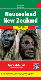 Wegenkaart Nieuw Zeeland - New Zealand | Freytag & Berndt | 1:700.000 | ISBN 9783707914832