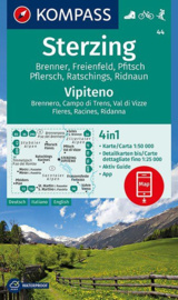 Wandelkaart Sterzing -Vipiteno | Kompass 44 | 1:50.000 - ISBN 9783990446270