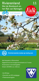 Fietskaart Rivierenland + Biesbosch / Rijk van Nijmegen nr. 11 | Falk | Fietskaart 1:50.000 | ISBN 9789028705463