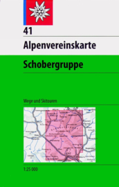 Wandelkaart Schobergruppe 41 | OAV | 1:25.000 | ISBN 9783948256074