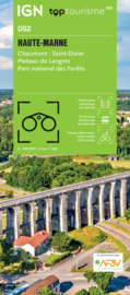 Wegenkaart - Fietskaart Haute-Marne  | IGN D52 | ISBN 9782758556466
