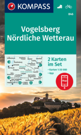 Wandelkaart Vogelsberg-Nördliche Wetterau | Kompass 846 - 2-delig | 1:50.000 | ISBN 9783991215882