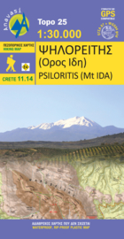 Wandelkaart Psiloritis/Mount Idha - Kreta | Anavasi 11.14 | 1:25.000 | ISBN 9789608195905