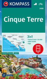 Wandelkaart Cinque Terre | Kompass 2450 | 1:35.000 | ISBN 9783991217459
