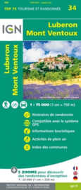 Wandelkaart - Fietskaart Luberon / Mont-Ventoux  | IGN nr. 34 | 1:75.000 | ISBN 9782758549765