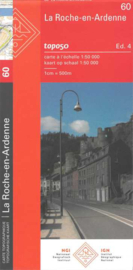 Topografische kaart NGI 60 La Roche en Ardenne | 1:50.000 - ISBN 9789462354609
