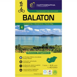 Wandelkaart Plattensee - Balaton Meer | Cartographia 4 | ISBN 9789633527917