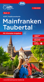 Fietskaart Mainfranken - Taubertal | ADFC nr. 21 | ISBN 9783969901267