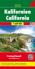 Wegenkaart Californië | Freytag & Berndt | 1:600.000 | ISBN 9783707914337