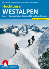 Klimgids-Trekkinggids Hochtouren Westalpen | Rother Verlag | ISBN 9783763330287
