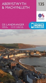 Wandelkaart Ordnance Survey | Aberystwyth & Machynlleth 135 | ISBN 9780319262337