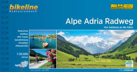 Fietsgids Alpe Adria Radweg - 403 km | Bikeline | Fietsen van Salzburg naar de Adriatische Kust bij Grad | ISBN 9783711100528