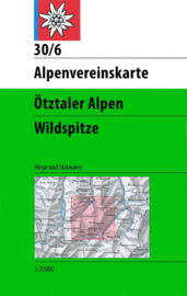 Wandelkaart Ötztaler Alpen Wildspitze 30/6 | OAV  | 1:25.000 | ISBN 9783948256180
