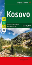 Wegenkaart Kosovo | Freytag & Berndt | 1:150.000 | ISBN 9783707912791
