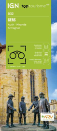Wegenkaart - fietskaart Gers - Auch Mirande Armagnac | IGN D32 | 1:100.000 | ISBN 9782758555544