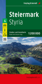 Freytag & Berndt Steiermark | Wegenkaart nr. 4 | 1:200.000 | ISBN 9783707921632