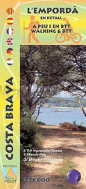 Wandelkaart L´Emporda 3 - Begur - Palamós | Editions Piolet | ISBN 9788495945099