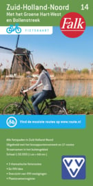 Fietskaart Zuid-Holland-Noord met het Groene Hart-West en Bollenstreek Falk nr. 14 | 1:50.000 | ISBN 9789028701083